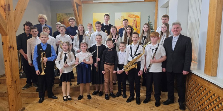 Pūšaminstrumentu un sitaminstrumentu nodaļas koncerts. 12.12.2025.