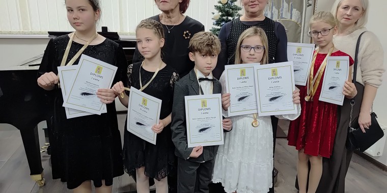 Mūzikas skolas pianistu panākumi konkursos