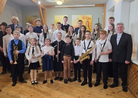 Pūšaminstrumentu un sitaminstrumentu nodaļas koncerts. 12.12.2025.