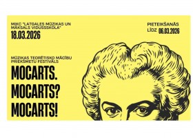 A.Žilinska Jēkabpils mūzikas skolas komanda piedalās Mūzikas teorētisko mācību priekšmetu festivālā “Mocarts. Mocarts? Mocarts!” 